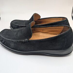 Cole Haan x Nike Air Suede Black Slip-On Shoes Loafers Men's Size 10M